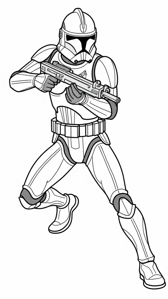 Arc Trooper Clone Trooper Coloring Pages